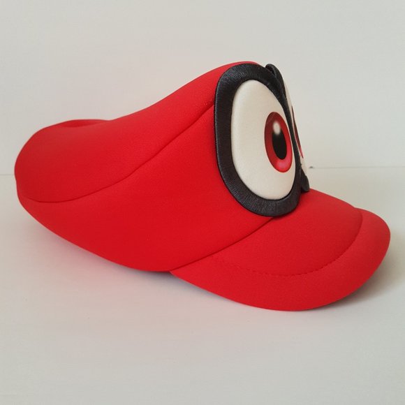 Vintage NINTENDO 2015 Super Mario Plush Toy & 2017 Super Mario Odyssey Cappy Hat - Picture 9 of 16